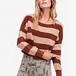 Free People Just My Stripe Chocolate Combo